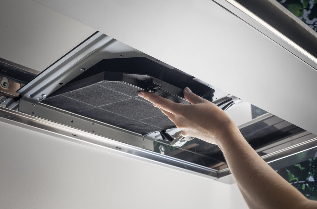 Filtro a carboni attivi nella cappa