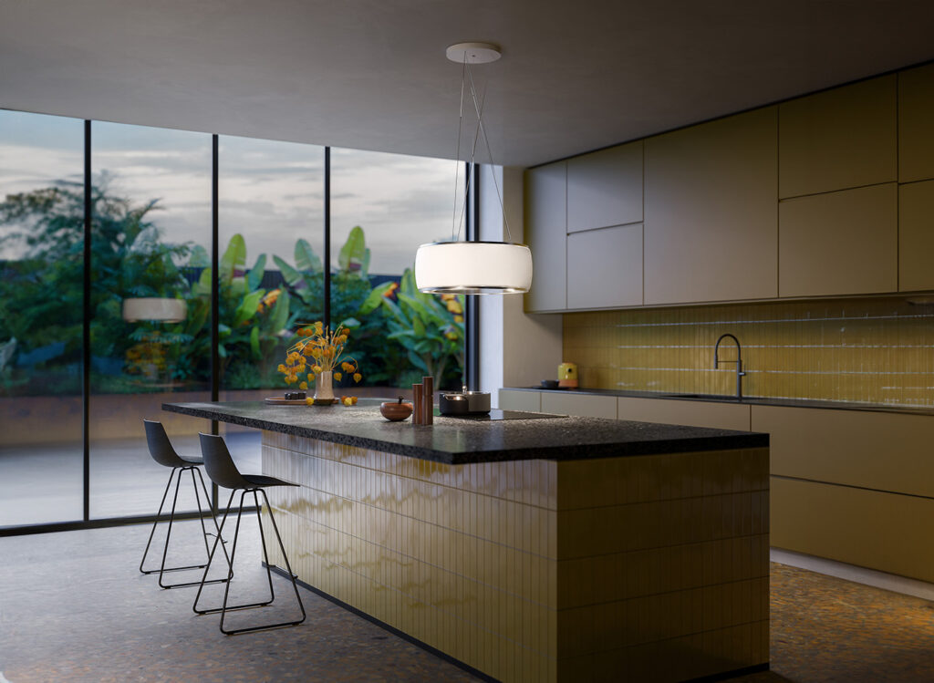 Falmec island hood model Soffio