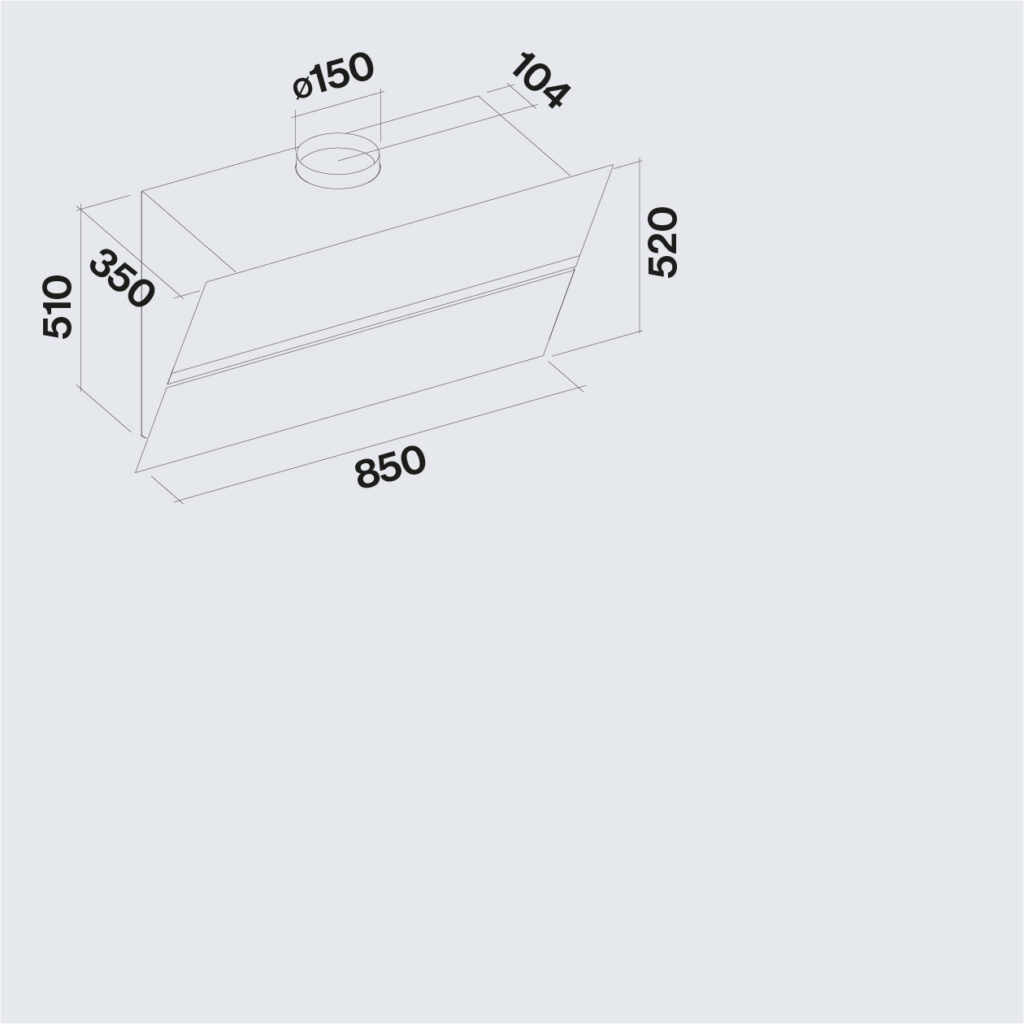 Falmec wall hood model Fusion - Image 7