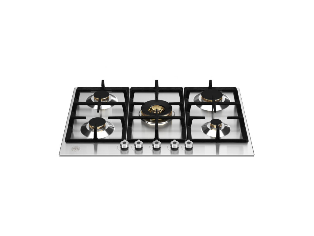 P755CPROX BERTAZZONI 75 cm. St/Stell Gas Hob with cast iron grids