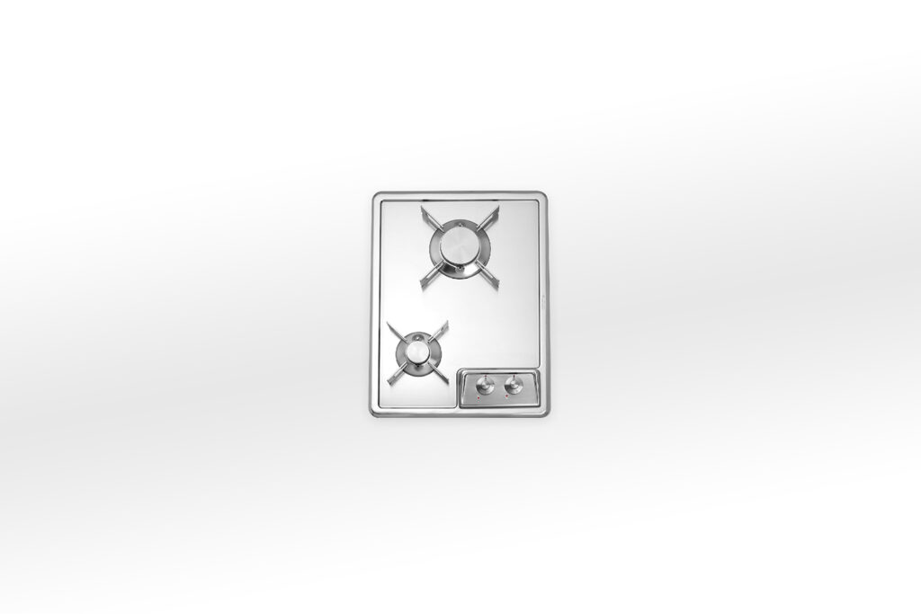 F 539/2GR Alpes-Inox 40cm hob 2 gas burners