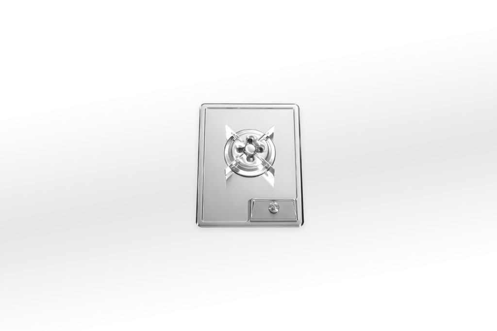 F 539/TC Alpes-Inox hob 40cm. 1 dual burner 4.5 Kw
