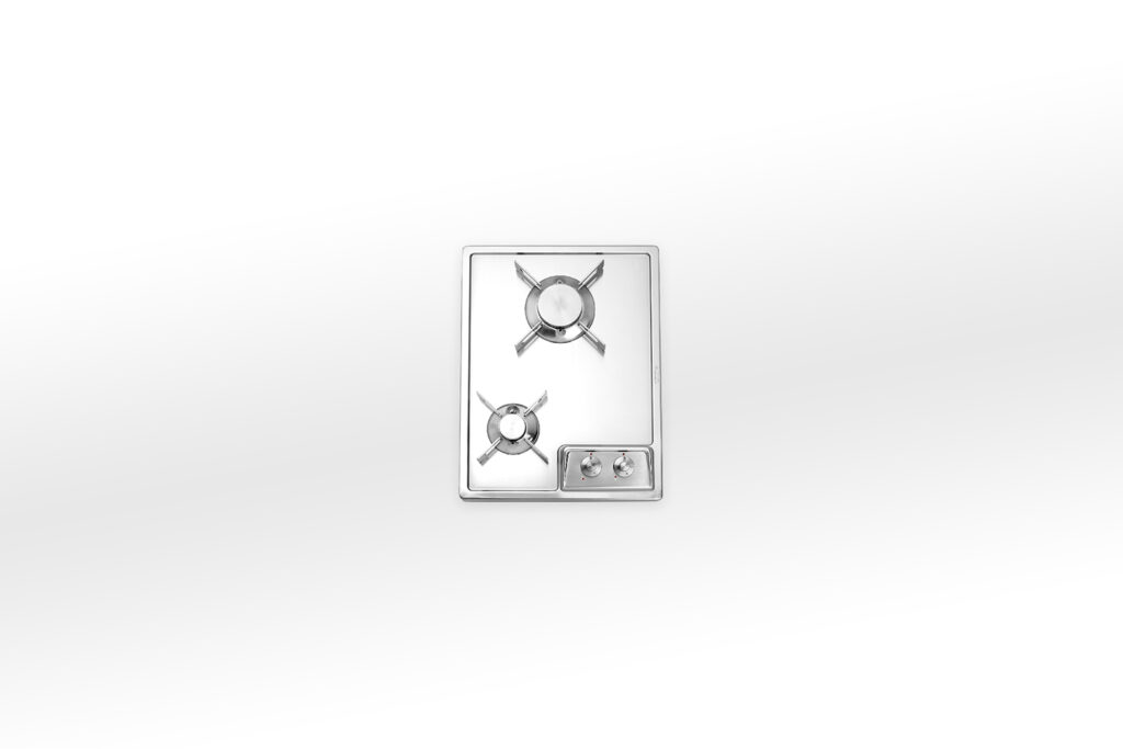 A 538/2GR Alpes Inox 2-burner countertop gas hob