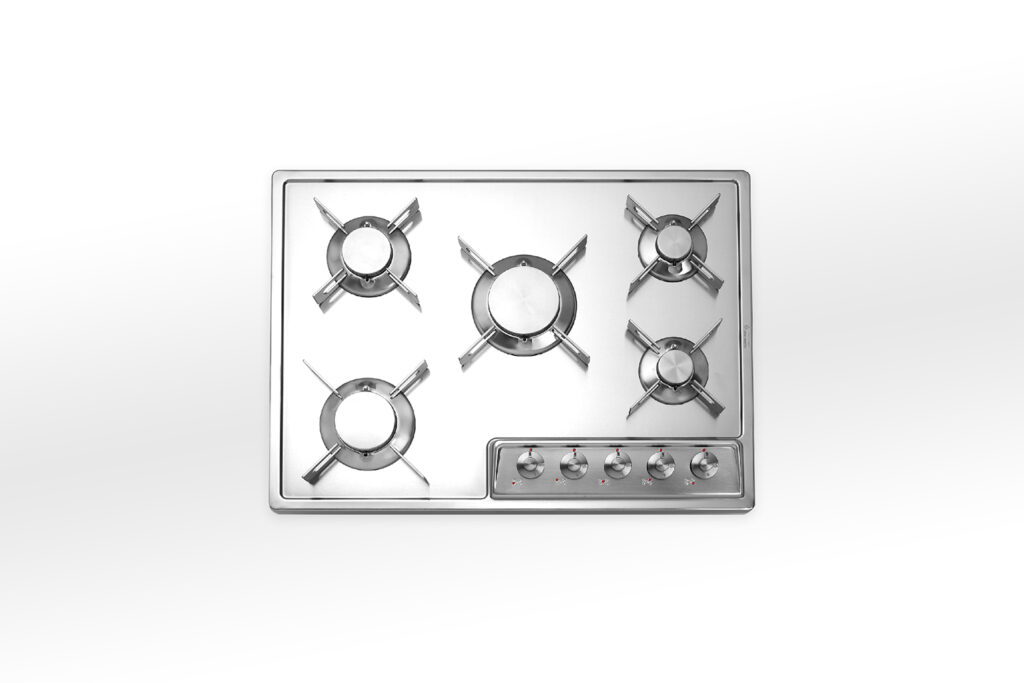 A 568/5G Alpes Inox 5 burner countertop gas hob