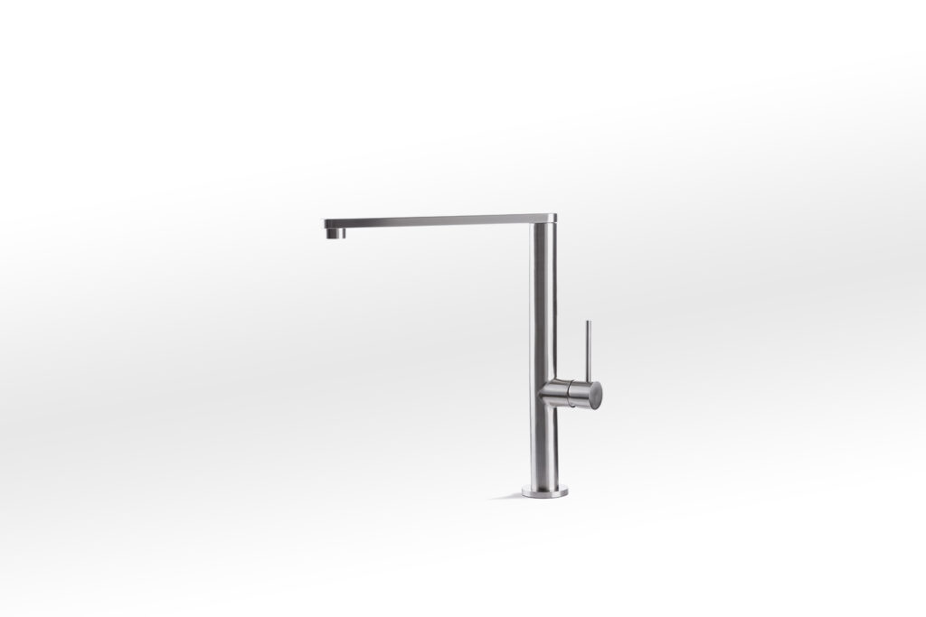 ALP46 Alpes Inox Single lever mixer with 360 degree swivel spout
