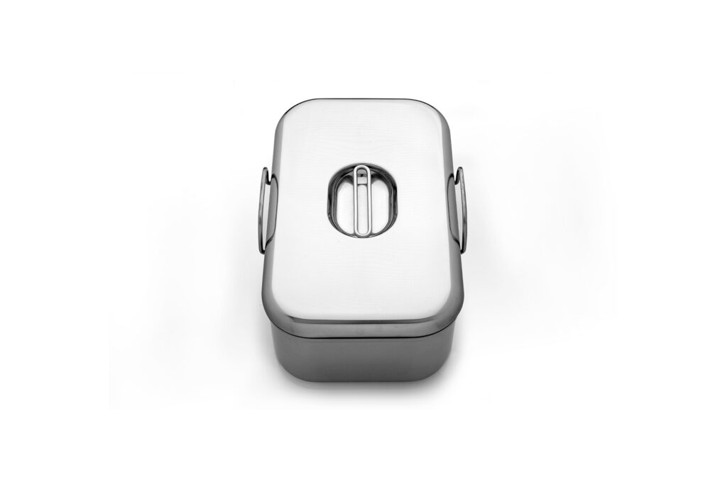 B/TM Alpes Inox Medium pan with triple bottom complete with lid