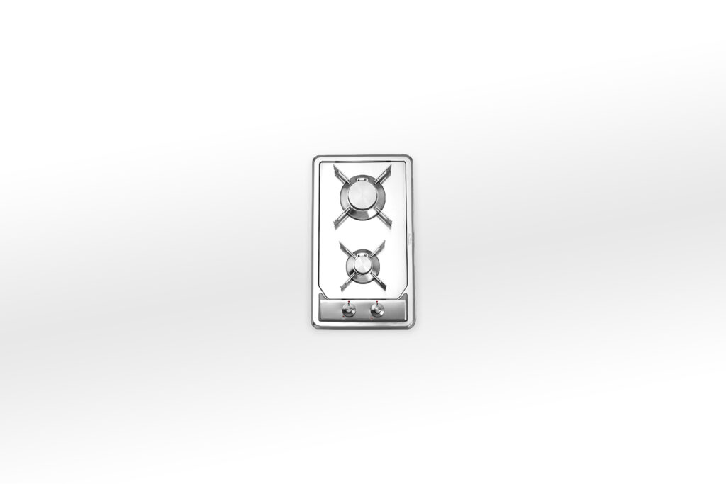 F 530/2GR Alpes Built-in semi-flush hob with two burners