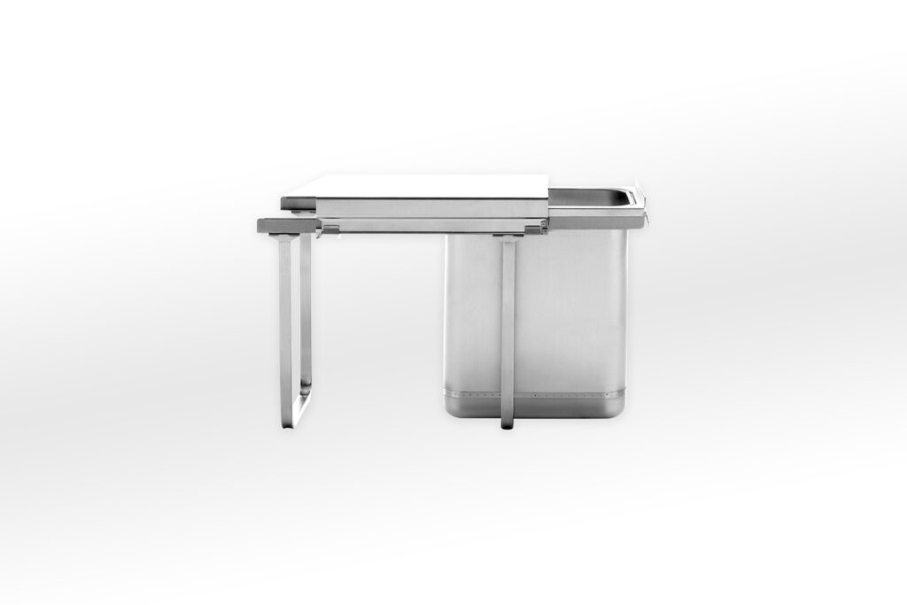 PMR 34 Alpes Inox separate waste collection unit to be placed on a 20 litre stainless steel container