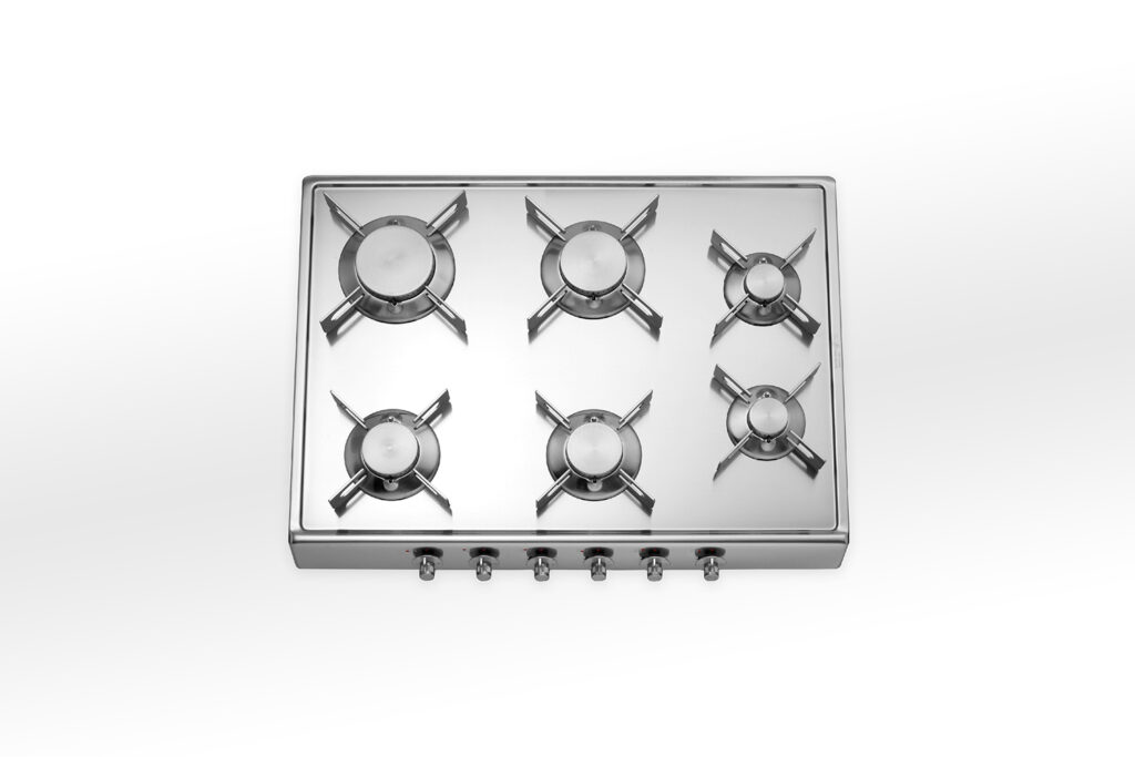 R 70/6G Alpes 6-burner tilting gas hob