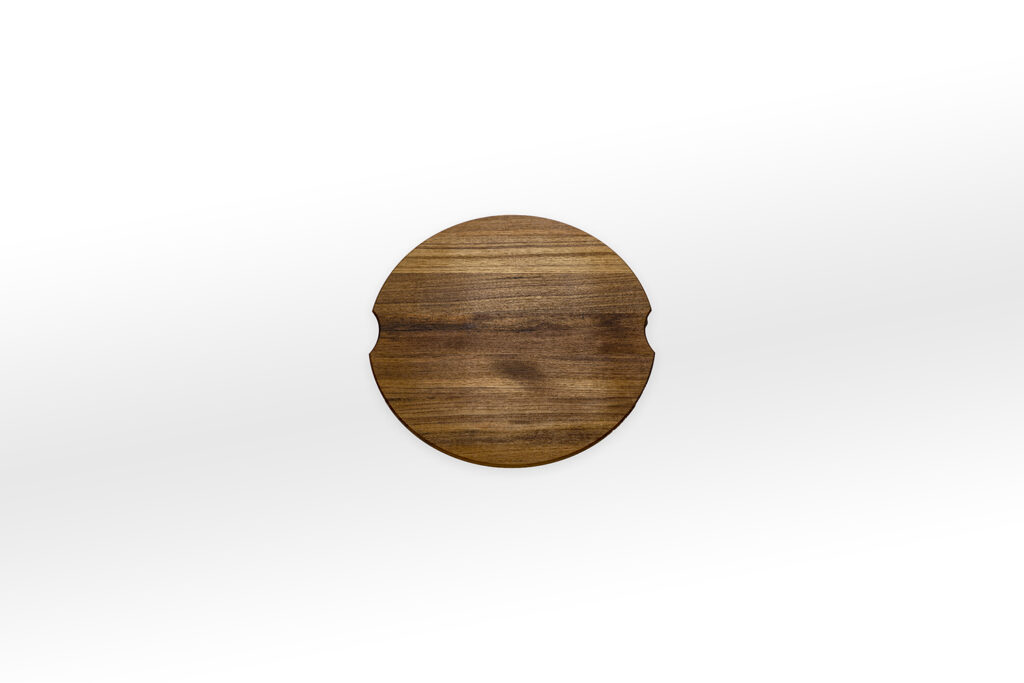 TL Ø 41 Alpes Inox Round cutting board Ø 41 cm in teak wood