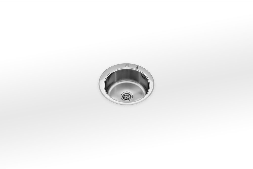 VF 51-AM Alpes Inox Round built-in bowl Ø 51 with increased wing