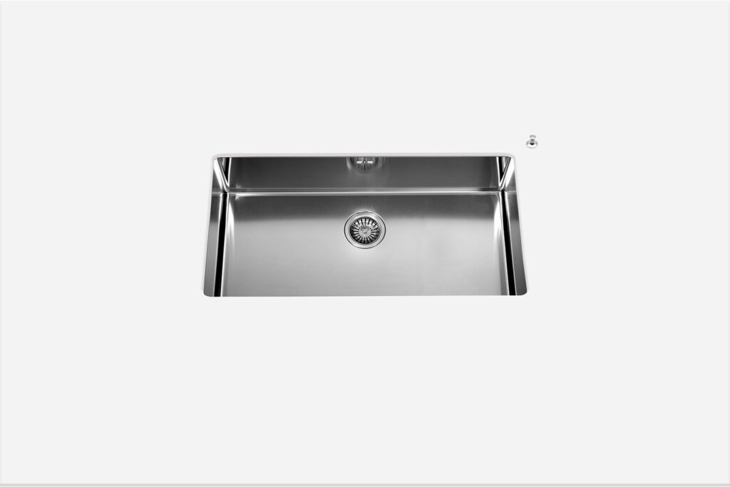 VSR 80 Alpes Inox Undercounter bowl – 40×80 cm