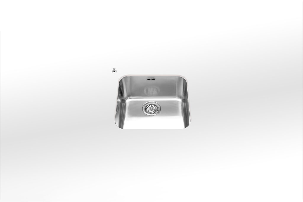 VS 40/40-C Alpes Inox Undercounter bowl 40×40 cm