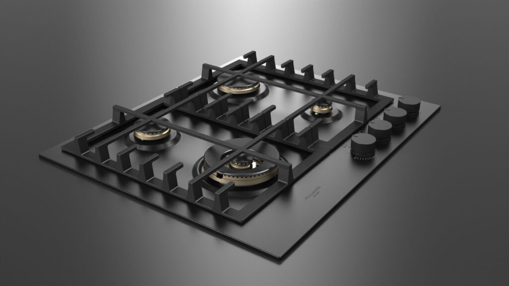 Fulgor Gas Hob 60 Black - Image 2