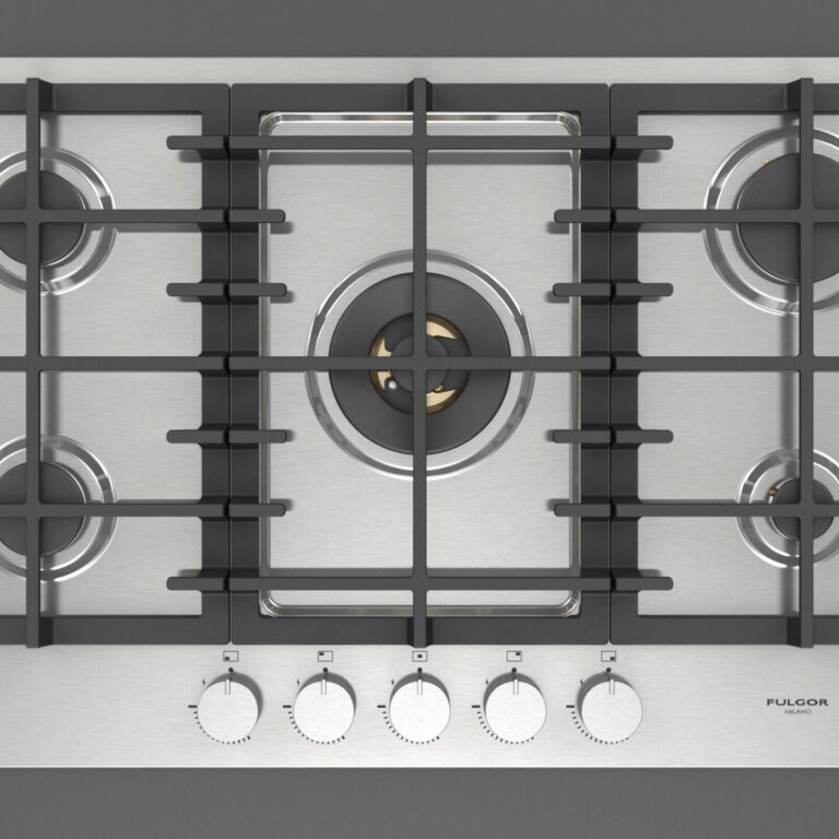 Fulgor Piano Cottura Gas 90 Acciaio Inox
