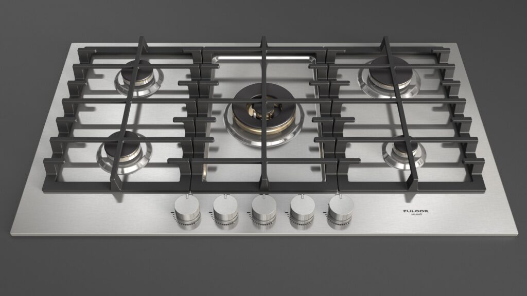 Fulgor Piano Cottura Gas 90 Acciaio Inox - immagine 7