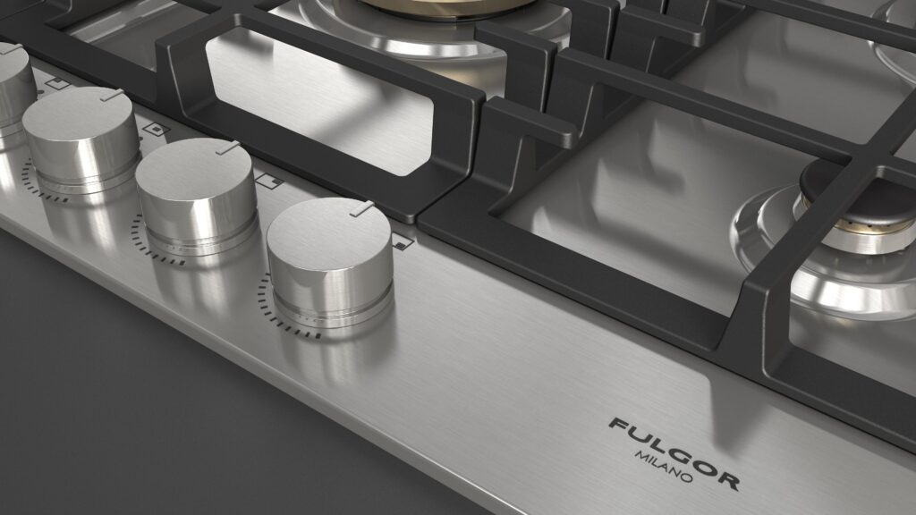 Fulgor Piano Cottura Gas 90 Acciaio Inox - immagine 8