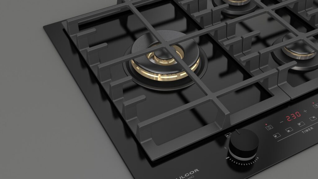 Fulgor Piano Cottura Gas 75 Nero - immagine 11