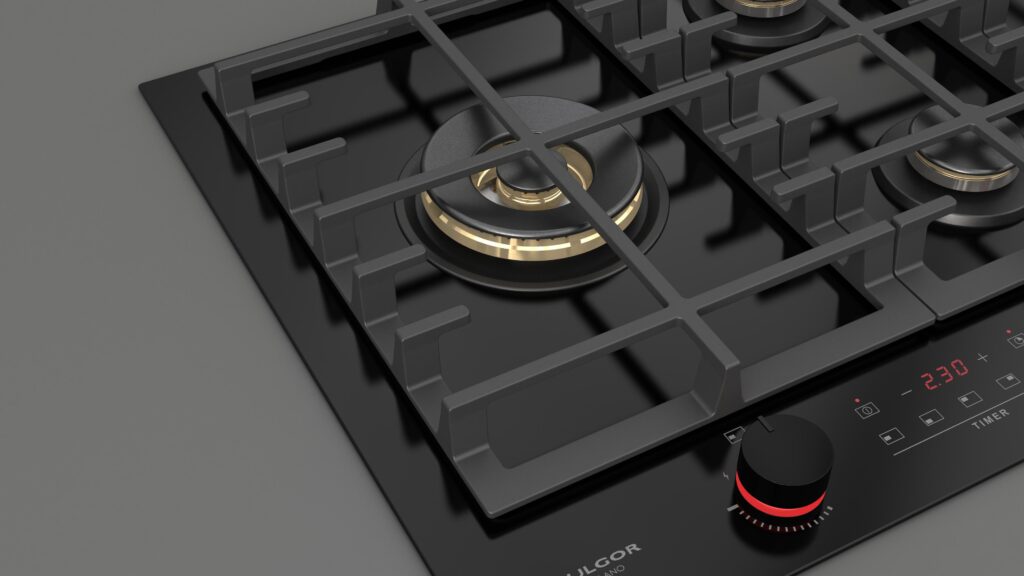 Fulgor Piano Cottura Gas 75 Nero - immagine 17