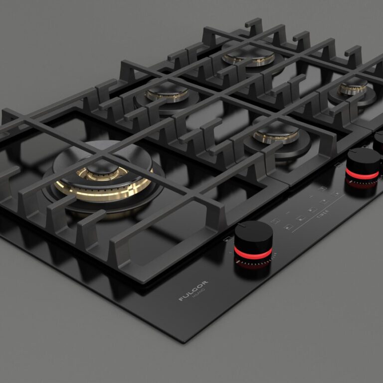 Fulgor Piano Cottura Gas 75 Nero