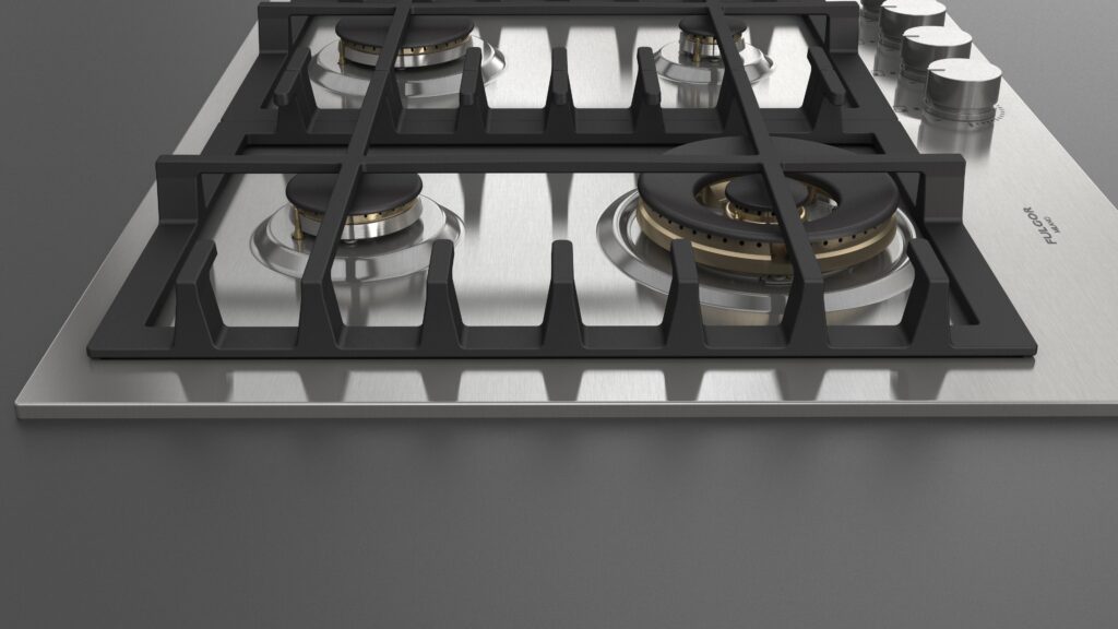 Fulgor Gas Hob 60 Stainless Steel - Image 5