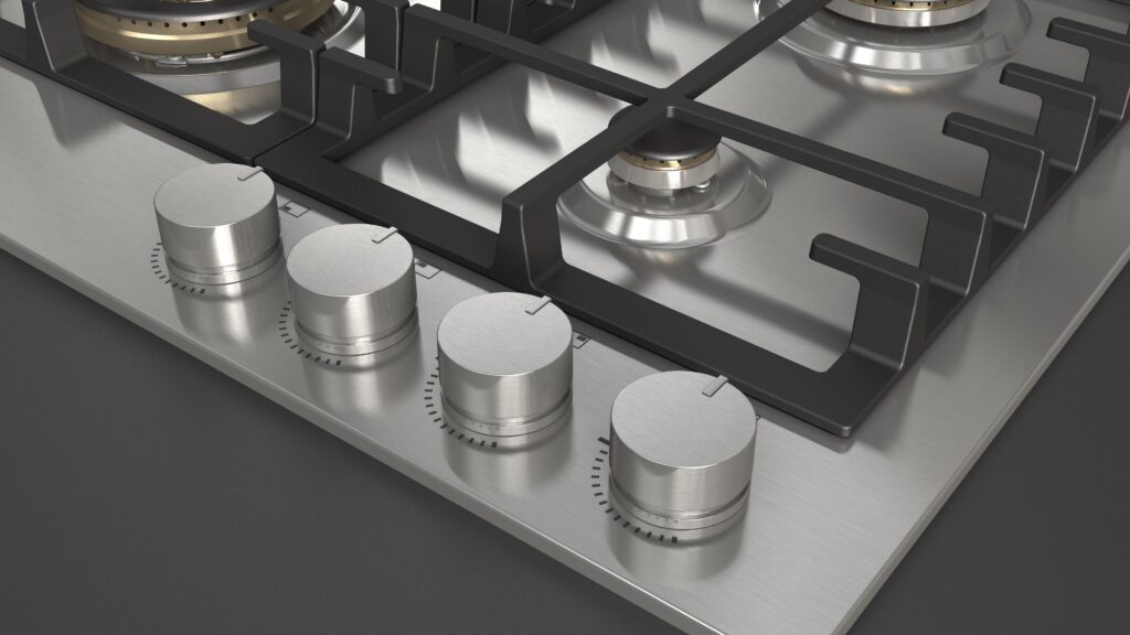 Fulgor Gas Hob 60 Stainless Steel - Image 7