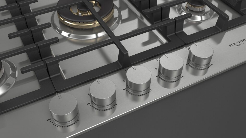 Fulgor Gas Hob 75 Stainless Steel - immagine 11