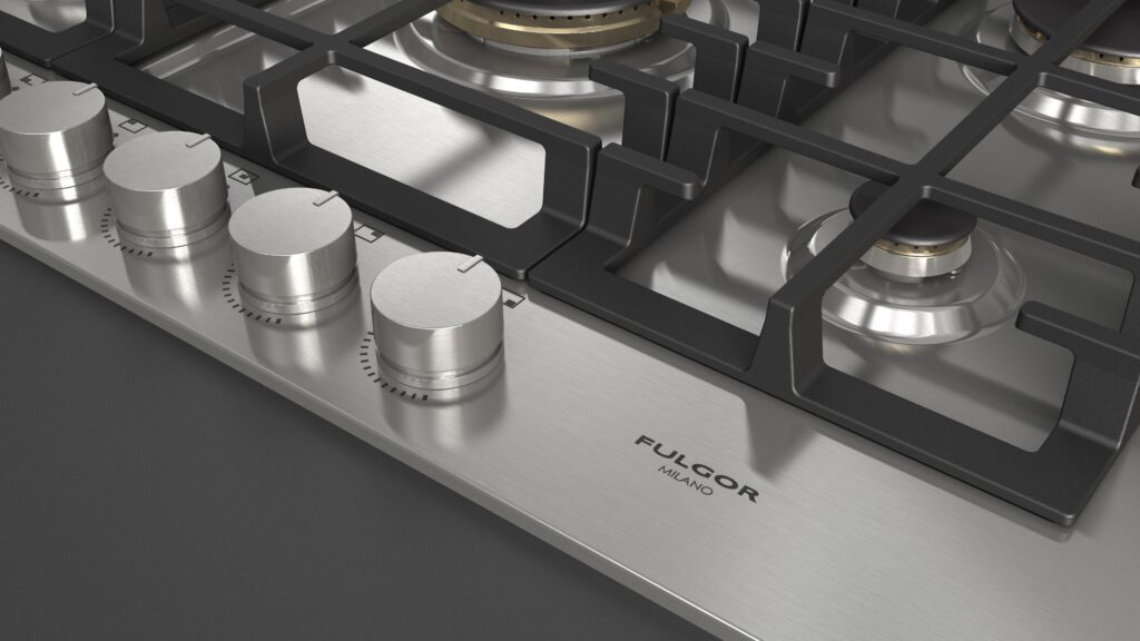 Fulgor Gas Hob 75 Stainless Steel - immagine 7