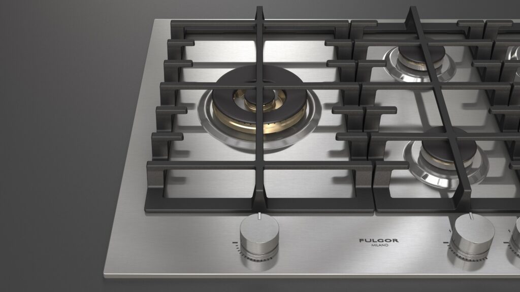 Fulgor Piano Cottura Gas 75 Acciaio Inox - immagine 9
