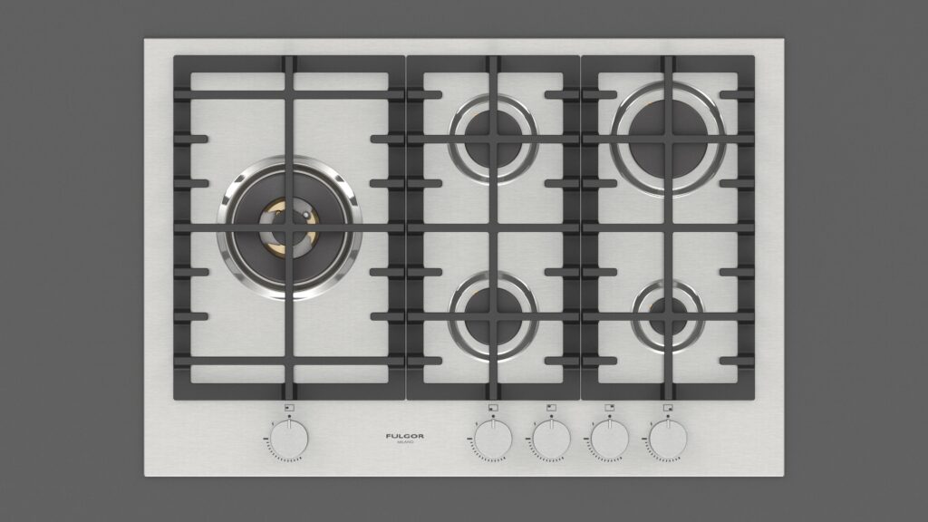 Fulgor Piano Cottura Gas 75 Acciaio Inox - immagine 11