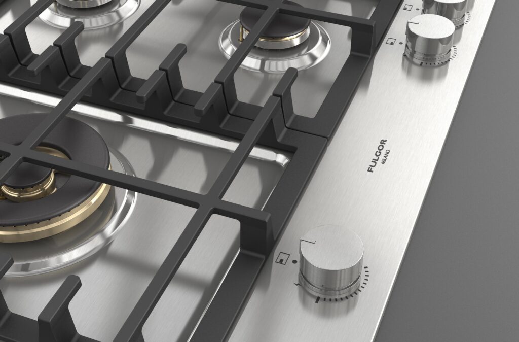 Fulgor Gas Hob 90 Stainless Steel - immagine 4