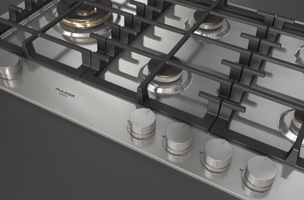 Fulgor Gas Hob 90 Stainless Steel - immagine 8