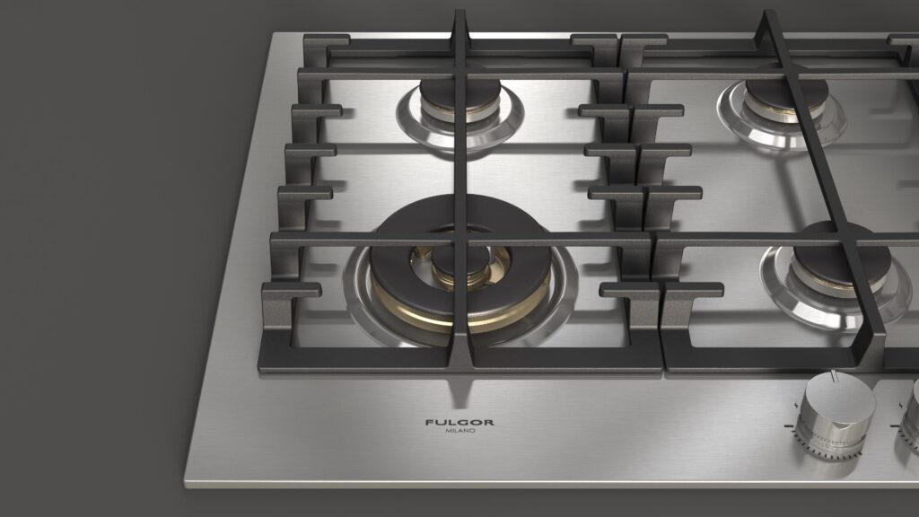 Fulgor Piano Cottura Gas 90 Acciaio Inox - immagine 9