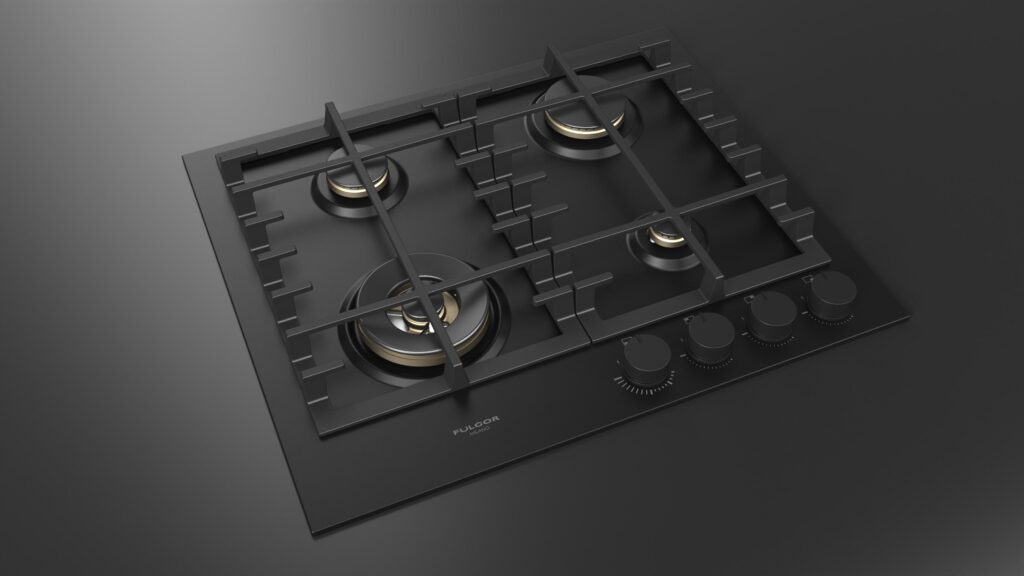 Fulgor Gas Hob 60 Black - Image 3