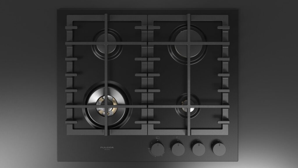 Fulgor Gas Hob 60 Black - Image 4