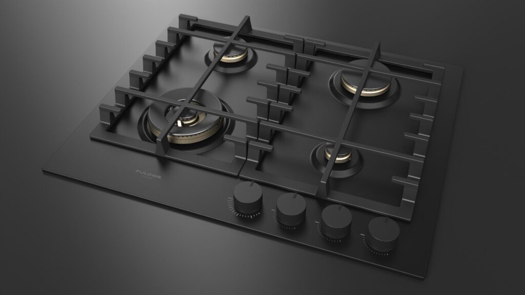Fulgor Gas Hob 60 Black - Image 5