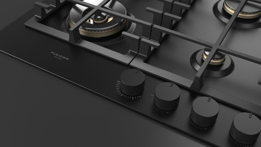 Fulgor Gas Hob 60 Black - Image 6