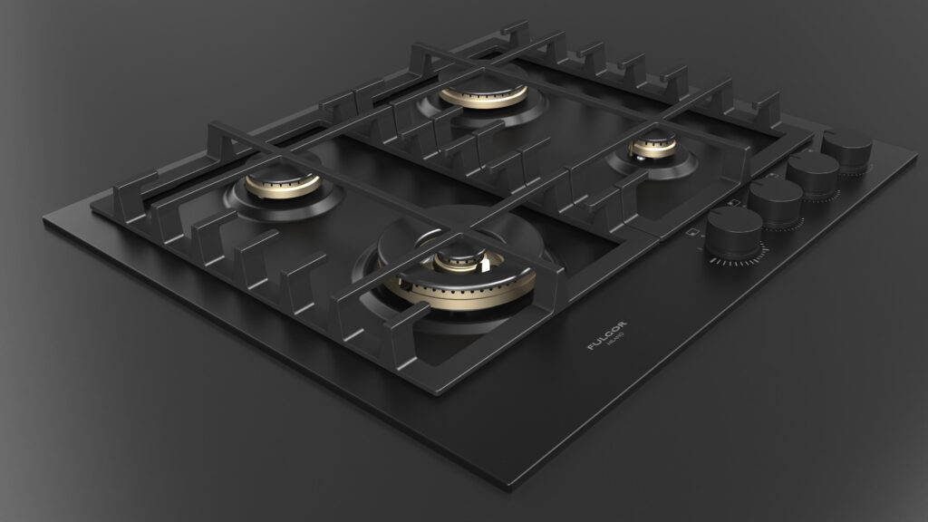 Fulgor Gas Hob 60 Black