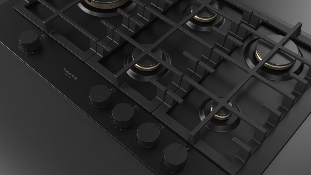 Fulgor Piano Cottura Gas 75 Nero - immagine 5