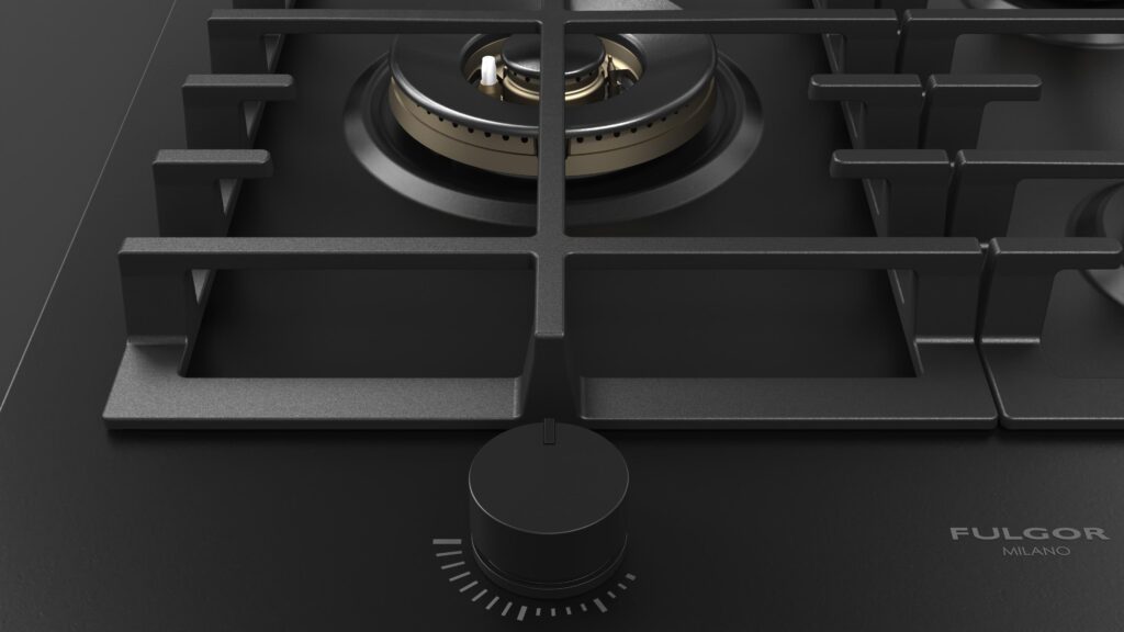 Fulgor Piano Cottura Gas 75 Nero - immagine 8