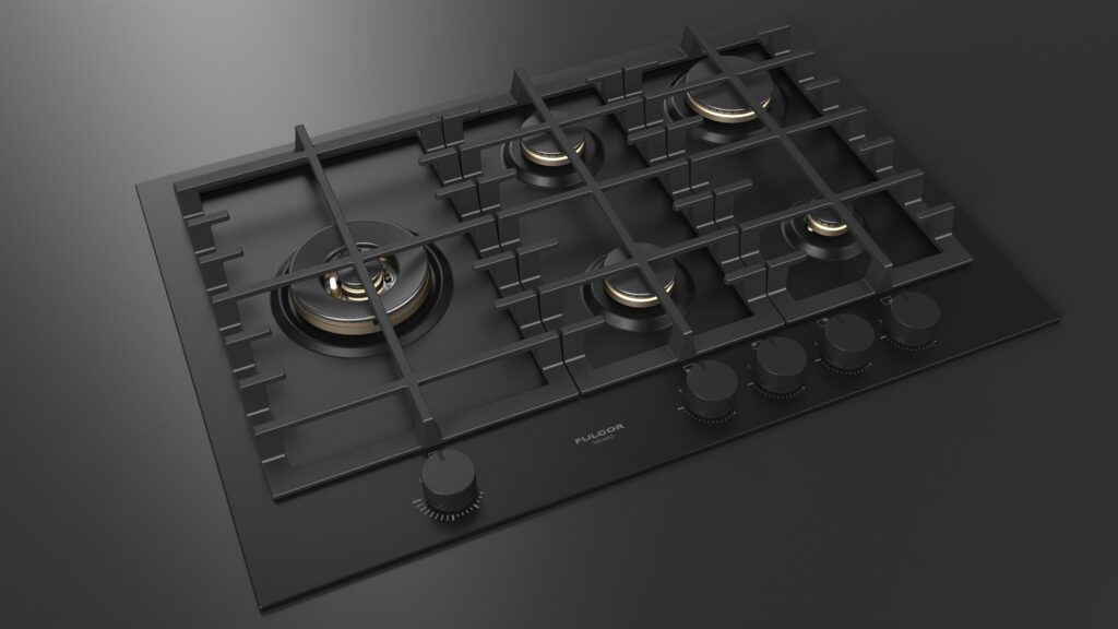 Fulgor Piano Cottura Gas 75 Nero - immagine 9