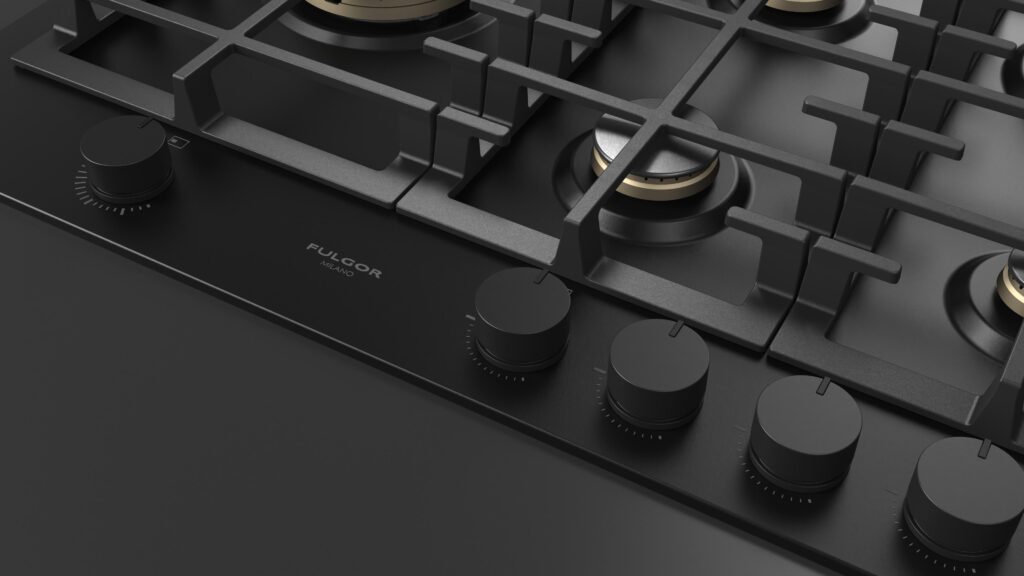 Fulgor Piano Cottura Gas 75 Nero - immagine 12