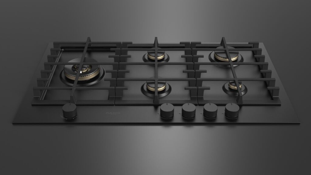Fulgor Piano Cottura Gas 90 Nero - immagine 3