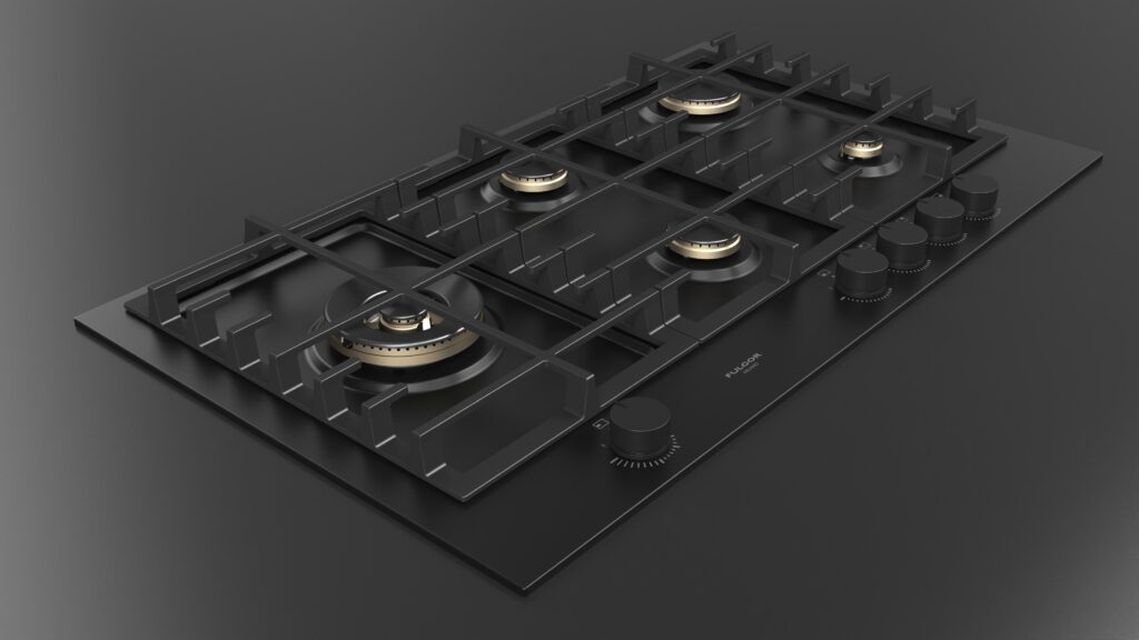 Fulgor Piano Cottura Gas 90 Nero - immagine 6