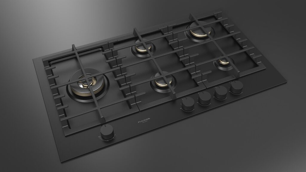 Fulgor Piano Cottura Gas 90 Nero
