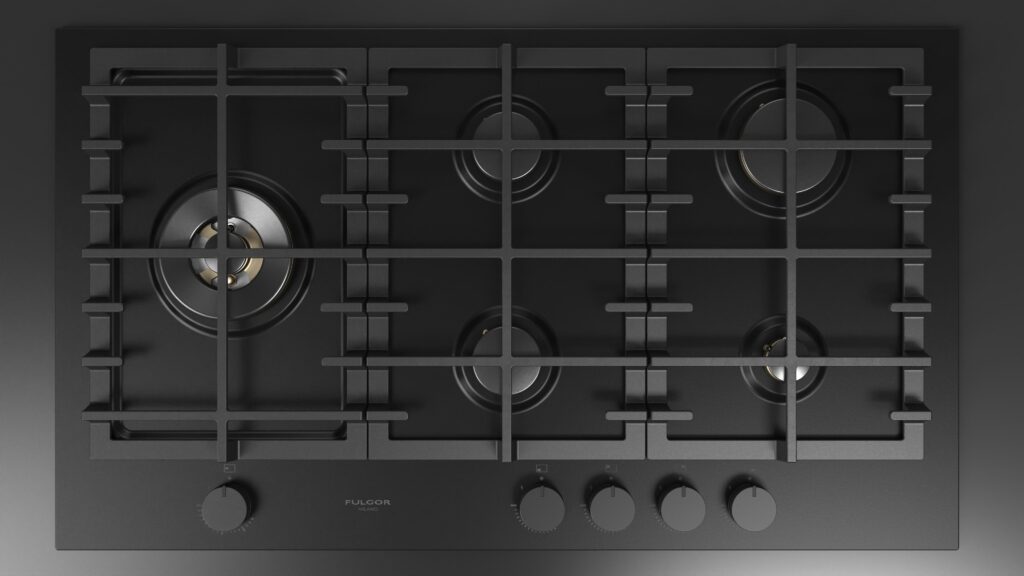 Fulgor Piano Cottura Gas 90 Nero - immagine 10