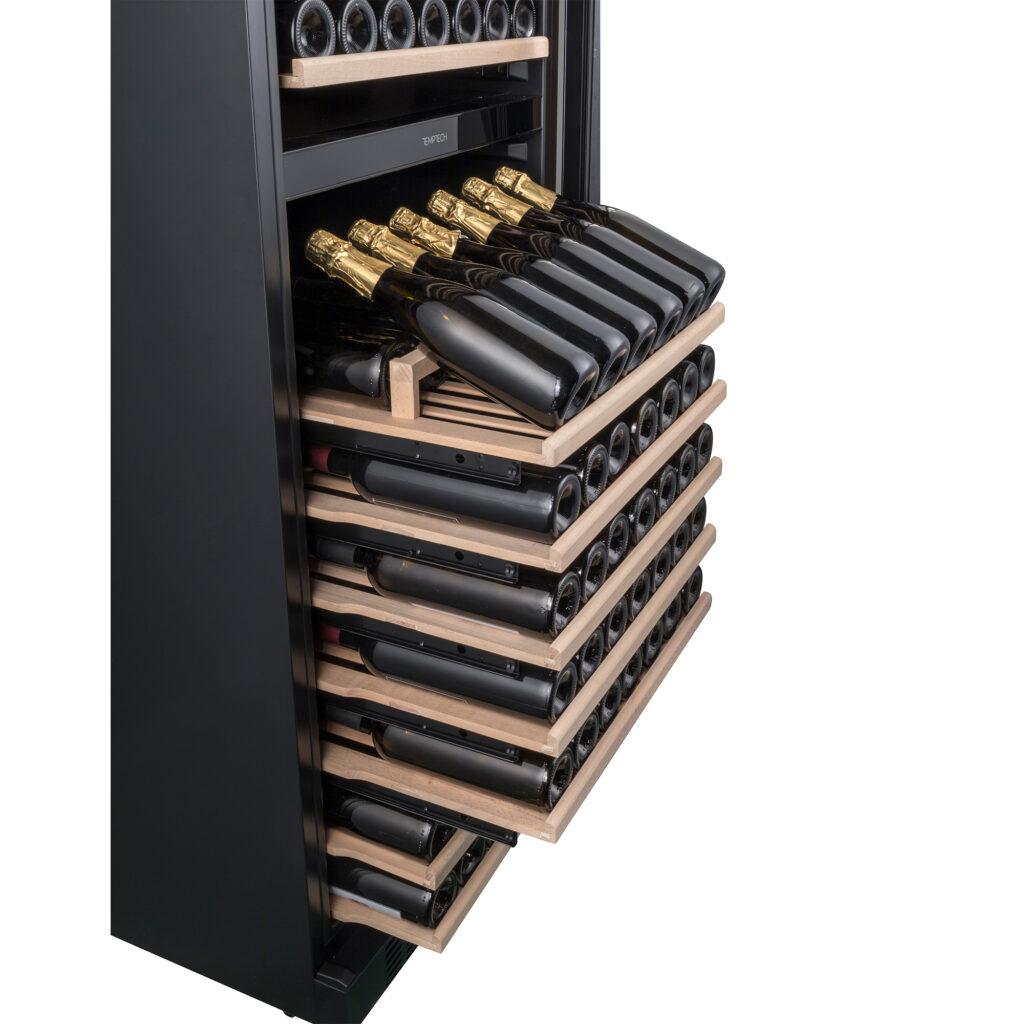 Temptech cantina vino Elegance nera - E1000DRB - immagine 4