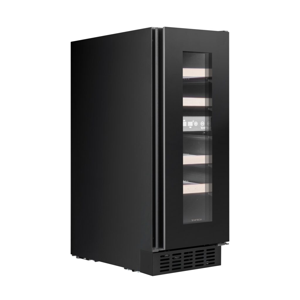 Temptech cantina serie Oslo nera sottotop base 30cm - OX30DRB - immagine 5