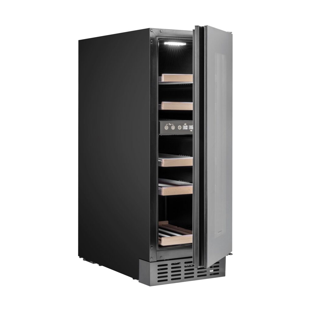 Temptech cantina serie Oslo nera sottotop base 30cm - OX30DRB - immagine 4