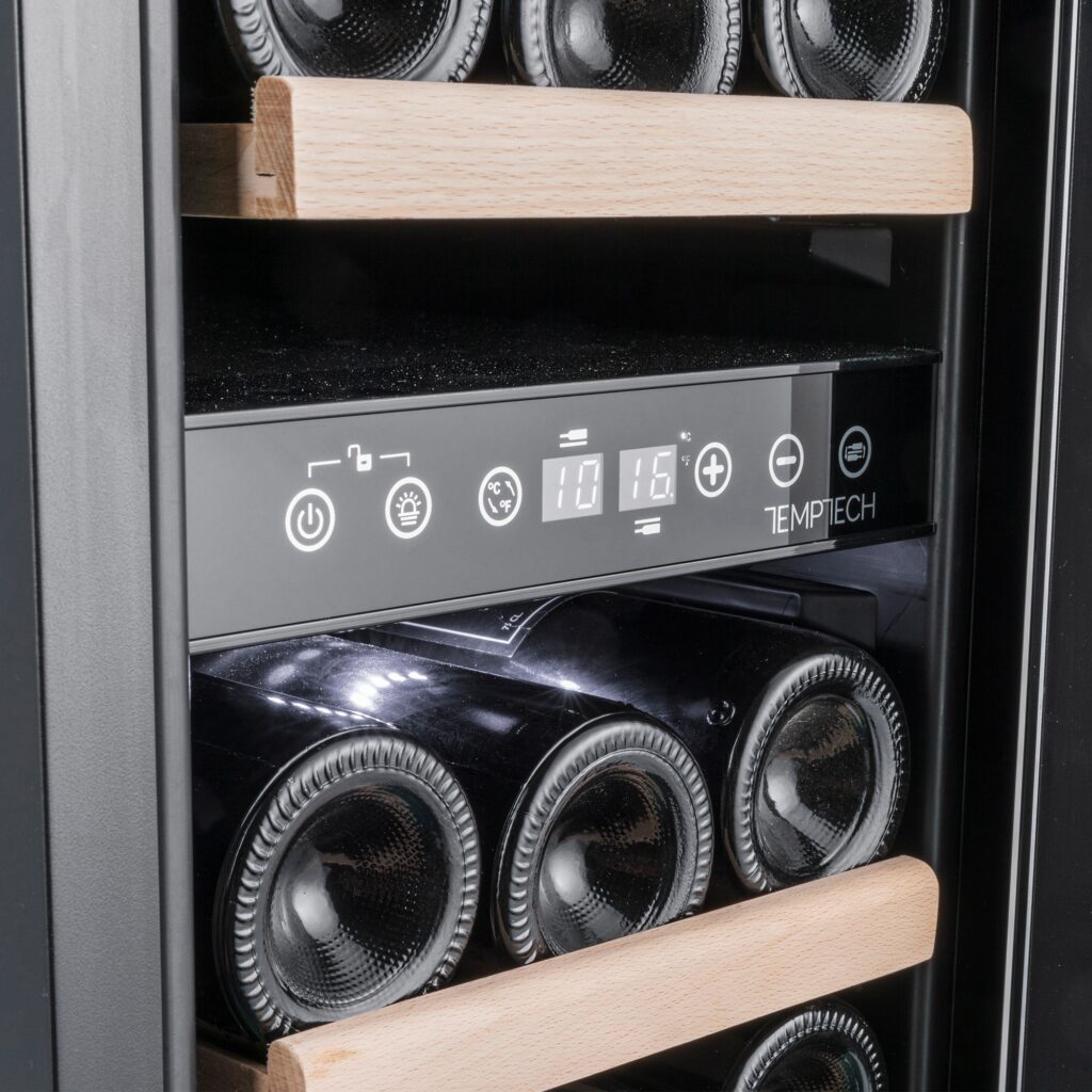 Temptech cantina serie Oslo nera sottotop base 30cm - OX30DRB - immagine 3